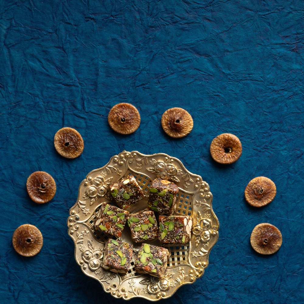 Anjeer Pak (Bites) – Healthy Indian Sweets | Made with Pure Figs & Nuts | No Added Sugar | Naturally Sweetened | Ideal for Festivals & Gifting | 200g - SMJ Sweets and Snacks